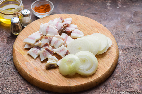 картошка с салом в духовке рецепт фото 2